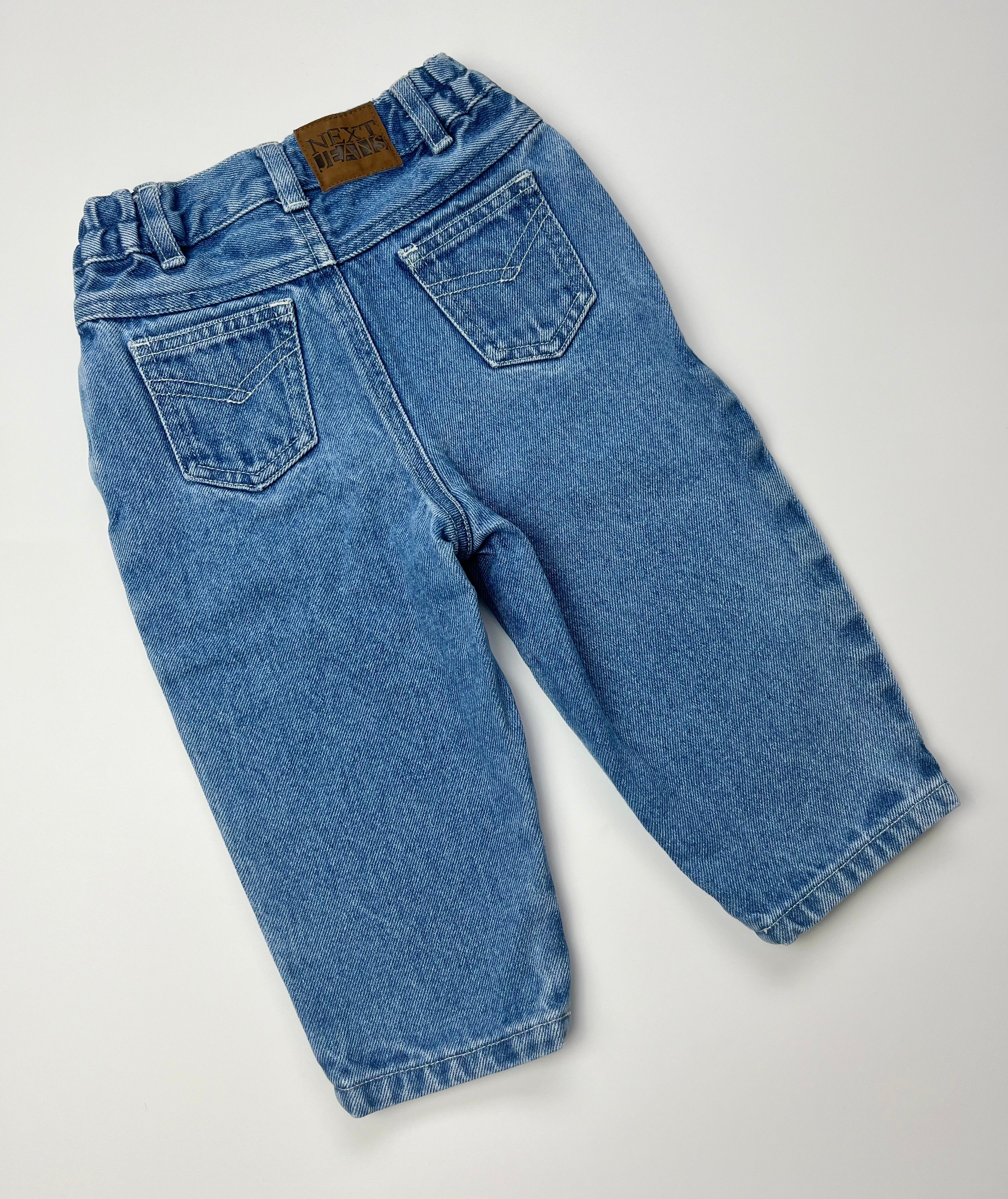Vintage Next Light-Blue Denim Jeans ~ 9-12 Months