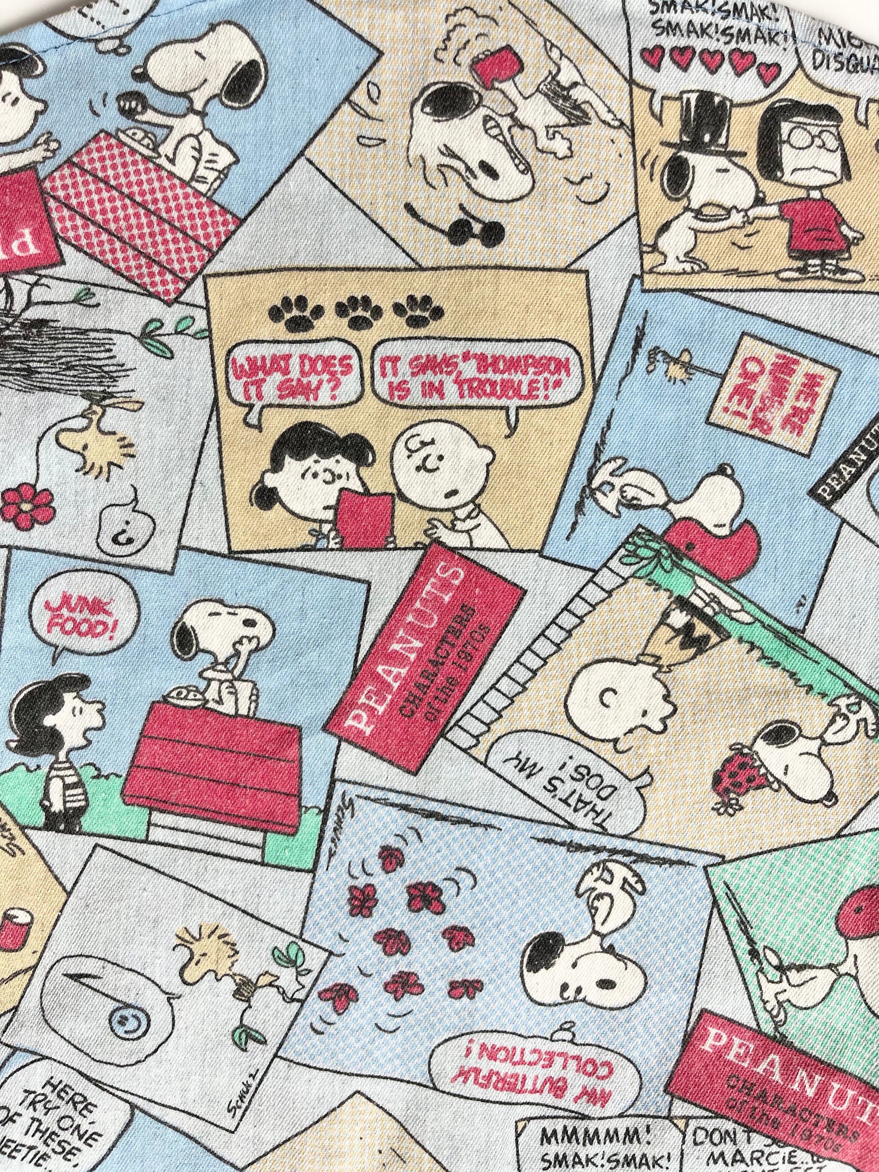 Vintage Snoopy Comic Book Print Shirt ~ 2-3 Years