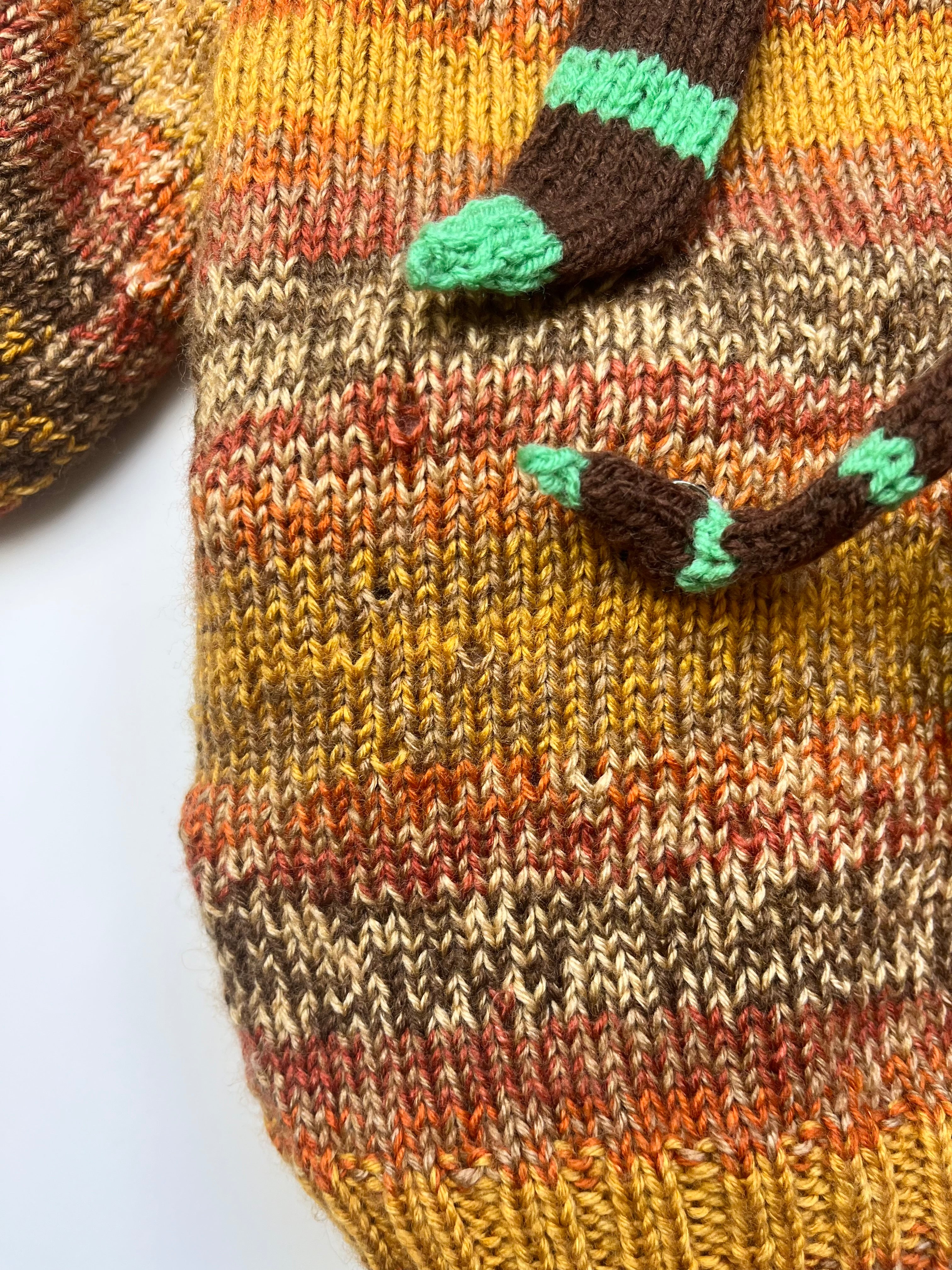 Super Snake Hand Knitted Marl Jumper ~ 3 Years