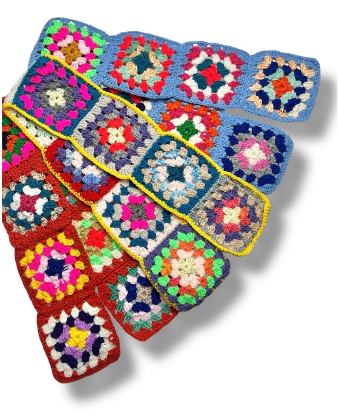 Titchy Kids Rainbow Crochet Scarf 🌈