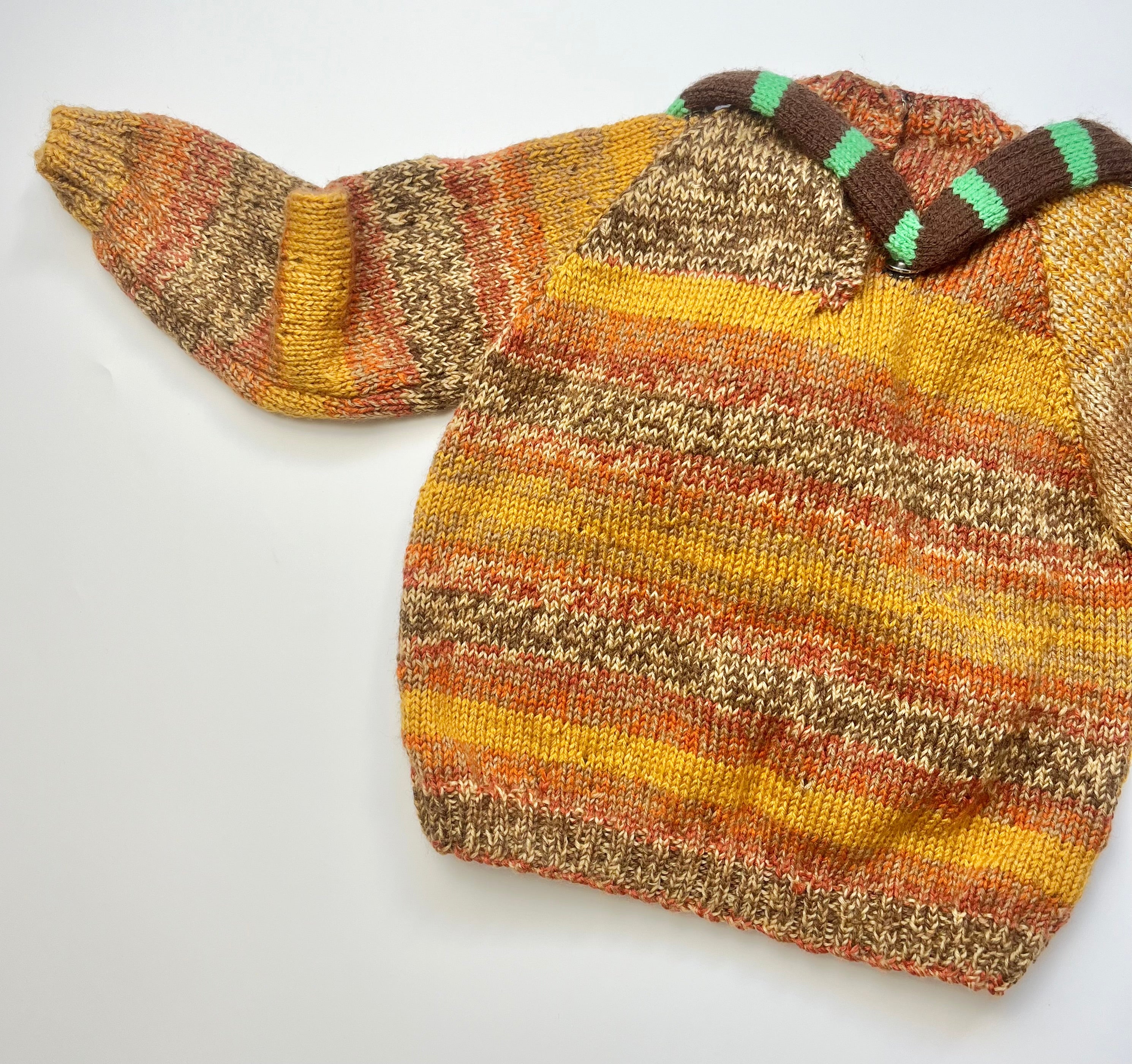 Super Snake Hand Knitted Marl Jumper ~ 3 Years