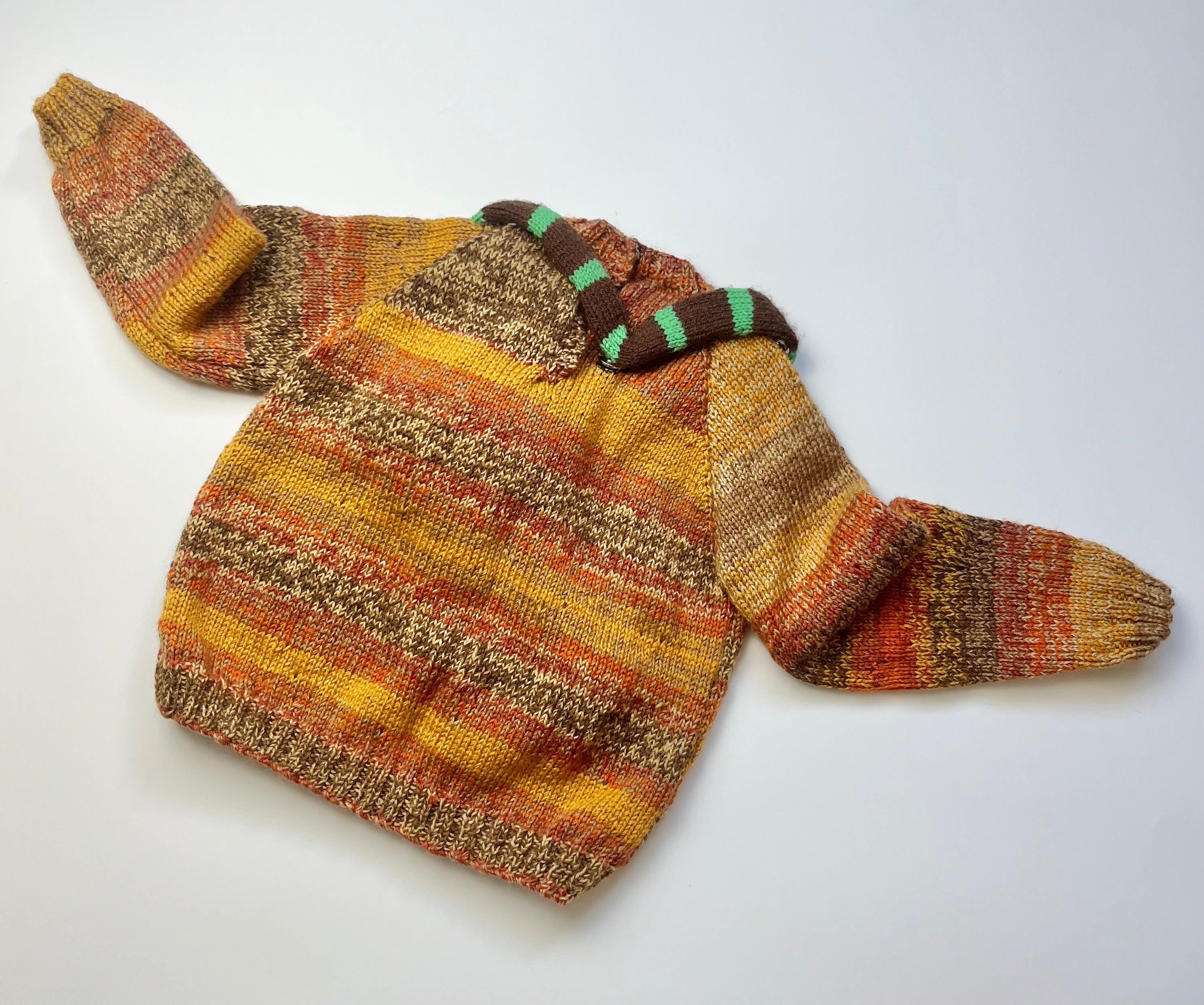Super Snake Hand Knitted Marl Jumper ~ 3 Years