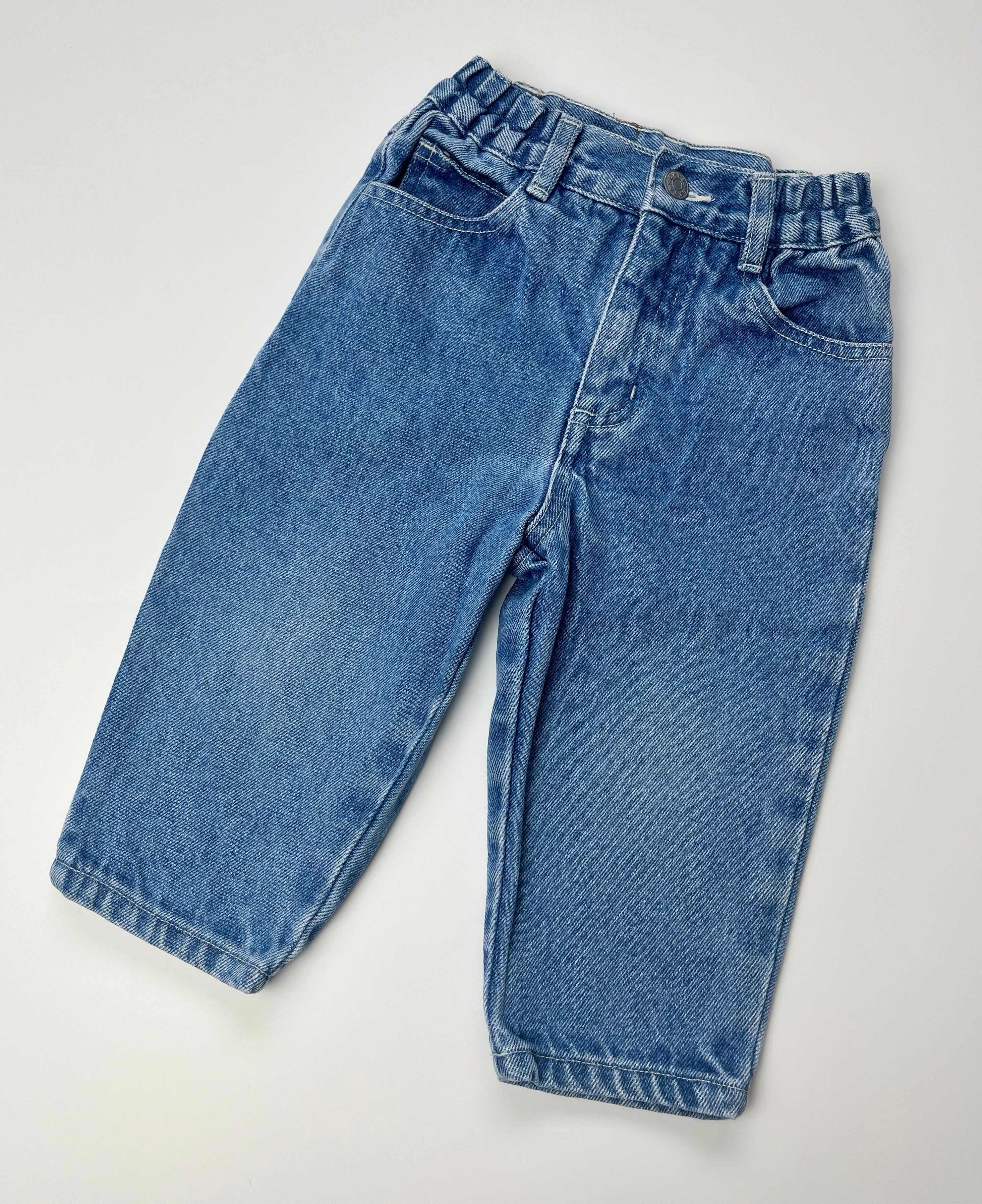 Vintage Next Light-Blue Denim Jeans ~ 9-12 Months