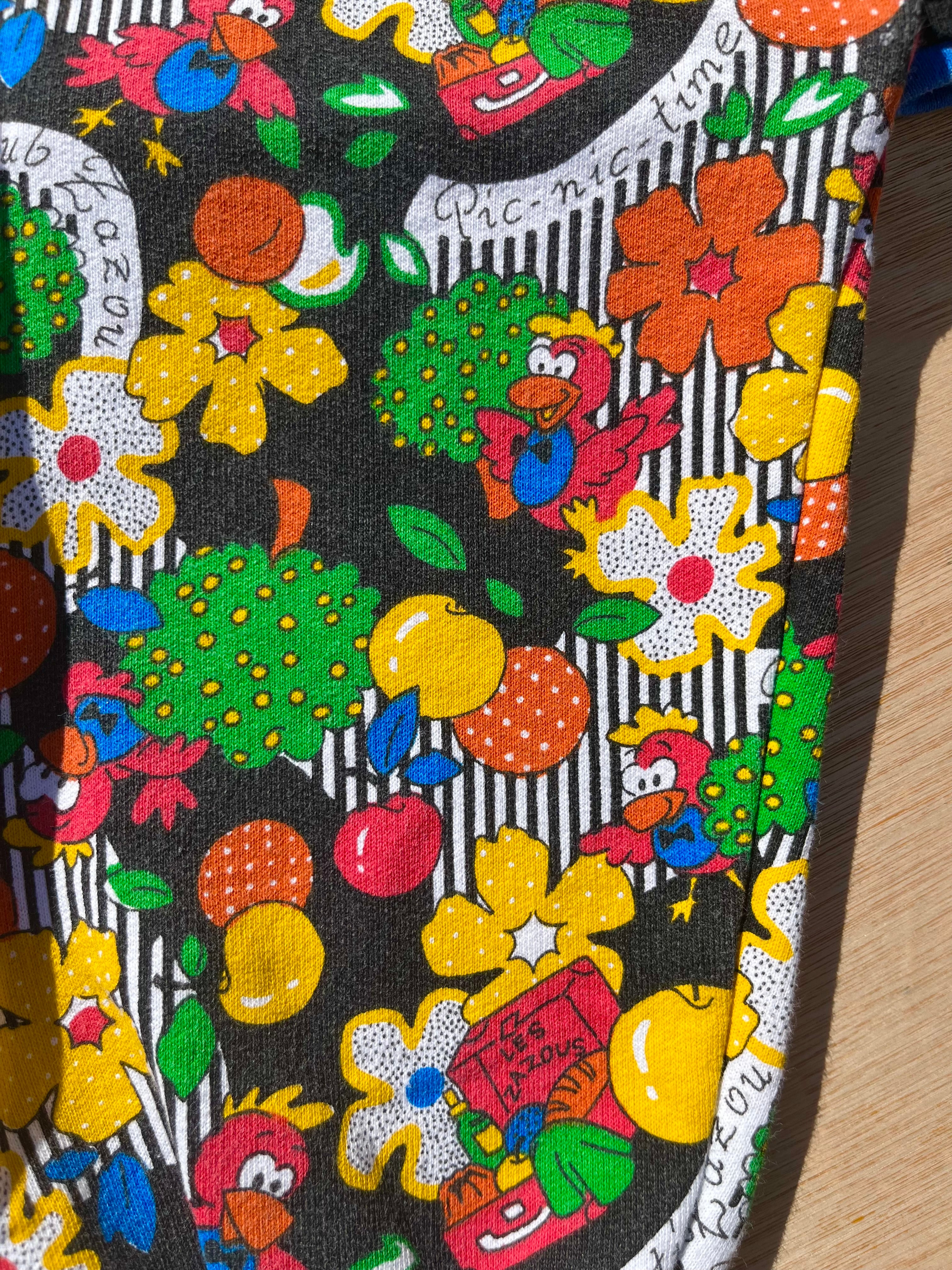 Epic Vintage Patterned Jersey Jumpsuit ~ 3-6 Months