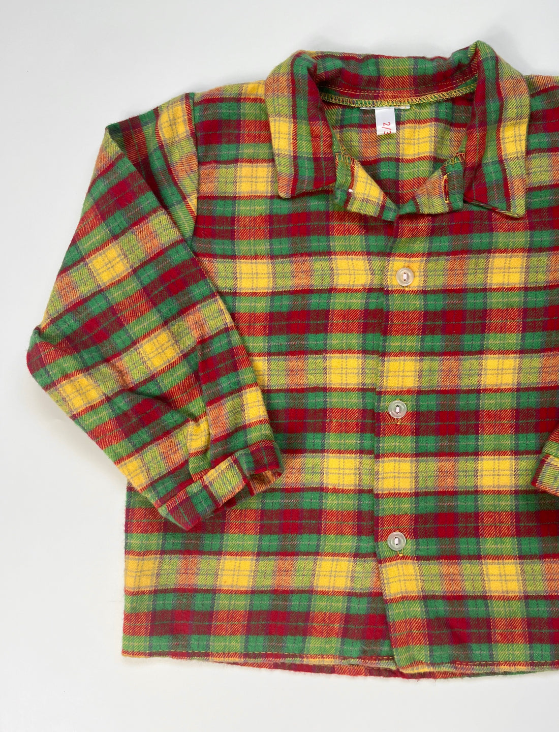 Vintage Soft Flannel Check Shirt ~ (Multiple Sizes Available)