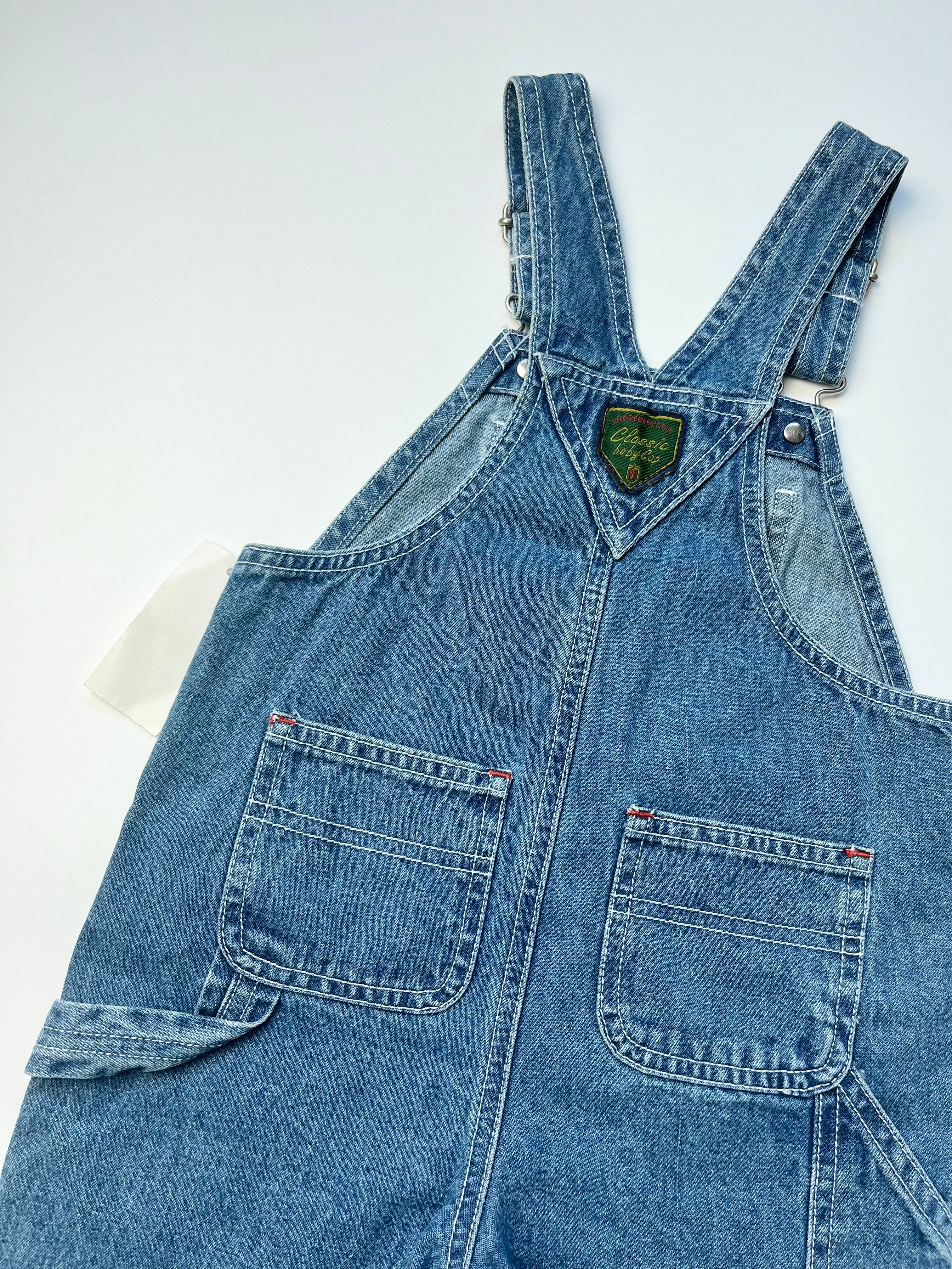 Vintage Gap Mid Blue Denim Dungarees ~ 18-24 Months ~ New With Tags