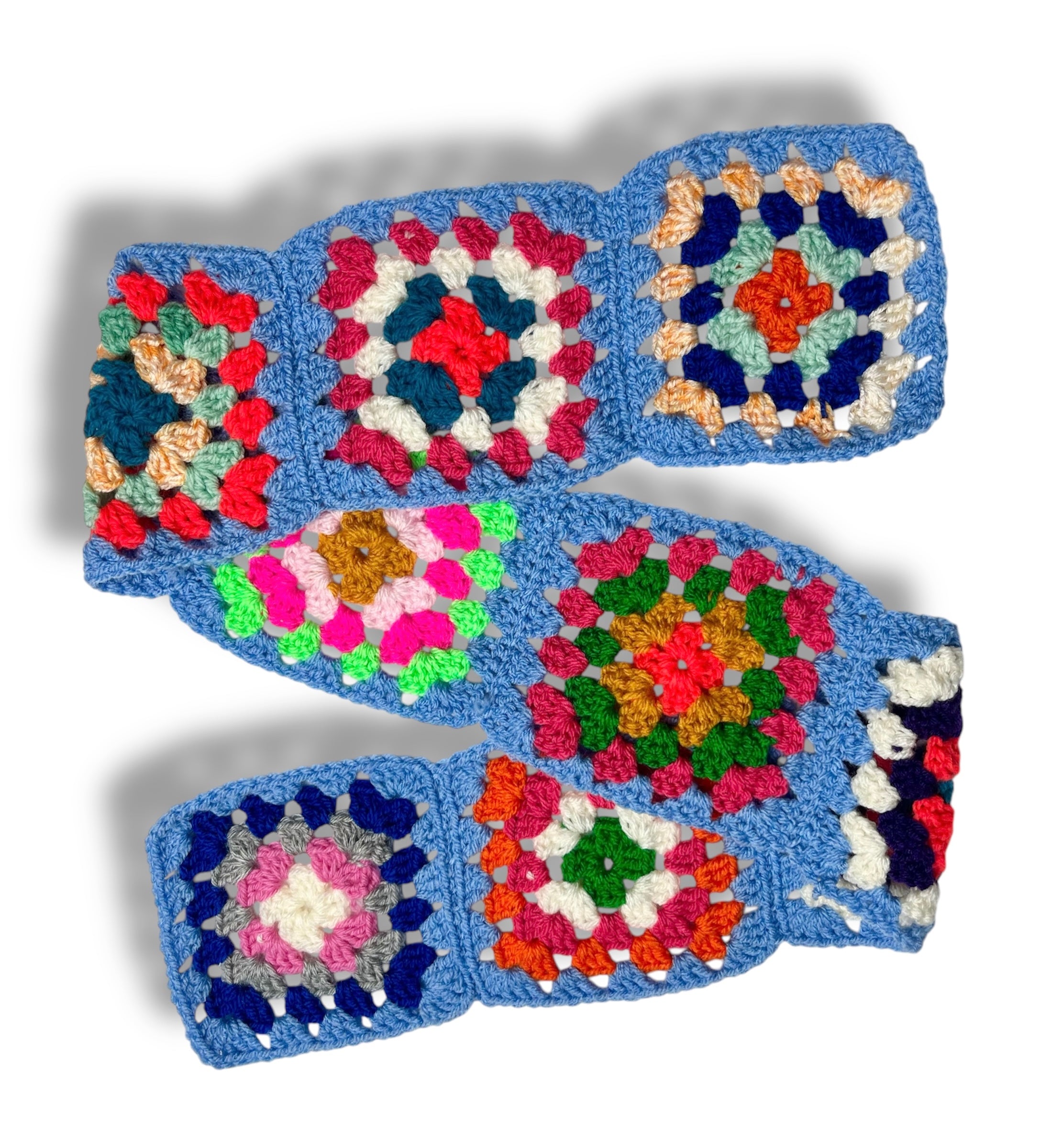 Titchy Kids Rainbow Crochet Scarf 🌈