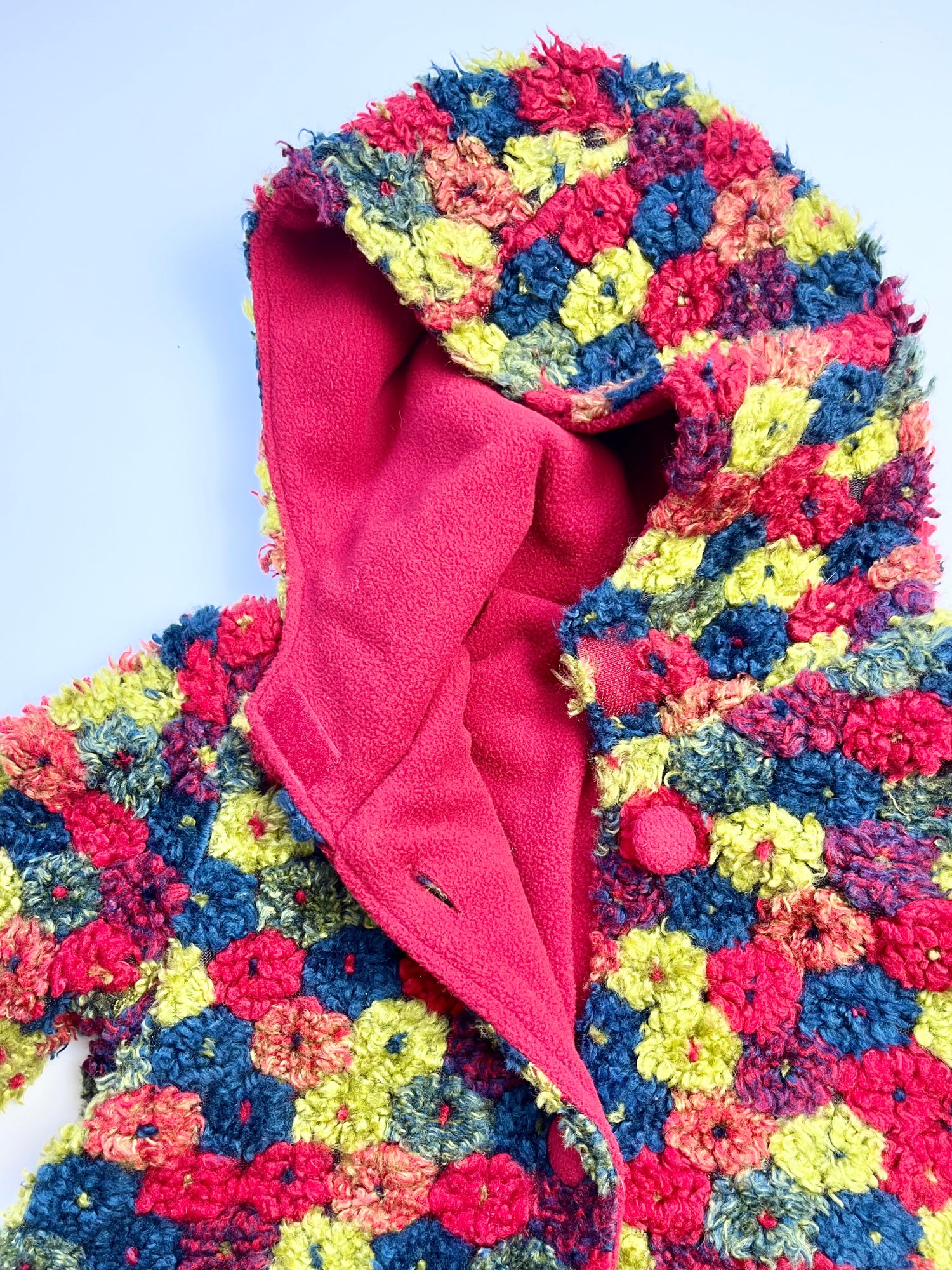 Epic Vintage Multi-Coloured Fluff All-In-One