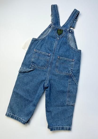 Vintage Gap Mid Blue Denim Dungarees ~ 18-24 Months ~ New With Tags