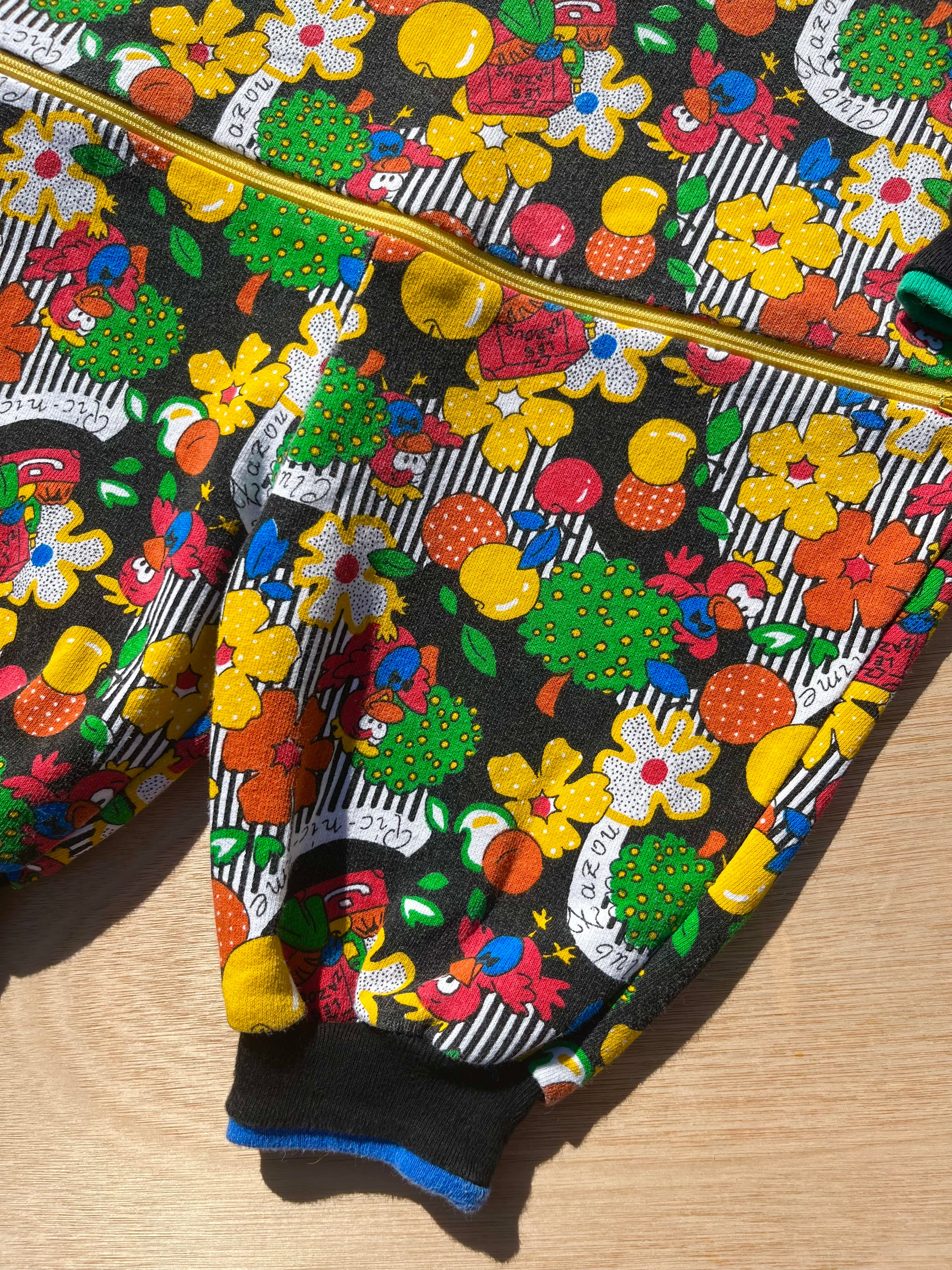 Epic Vintage Patterned Jersey Jumpsuit ~ 3-6 Months