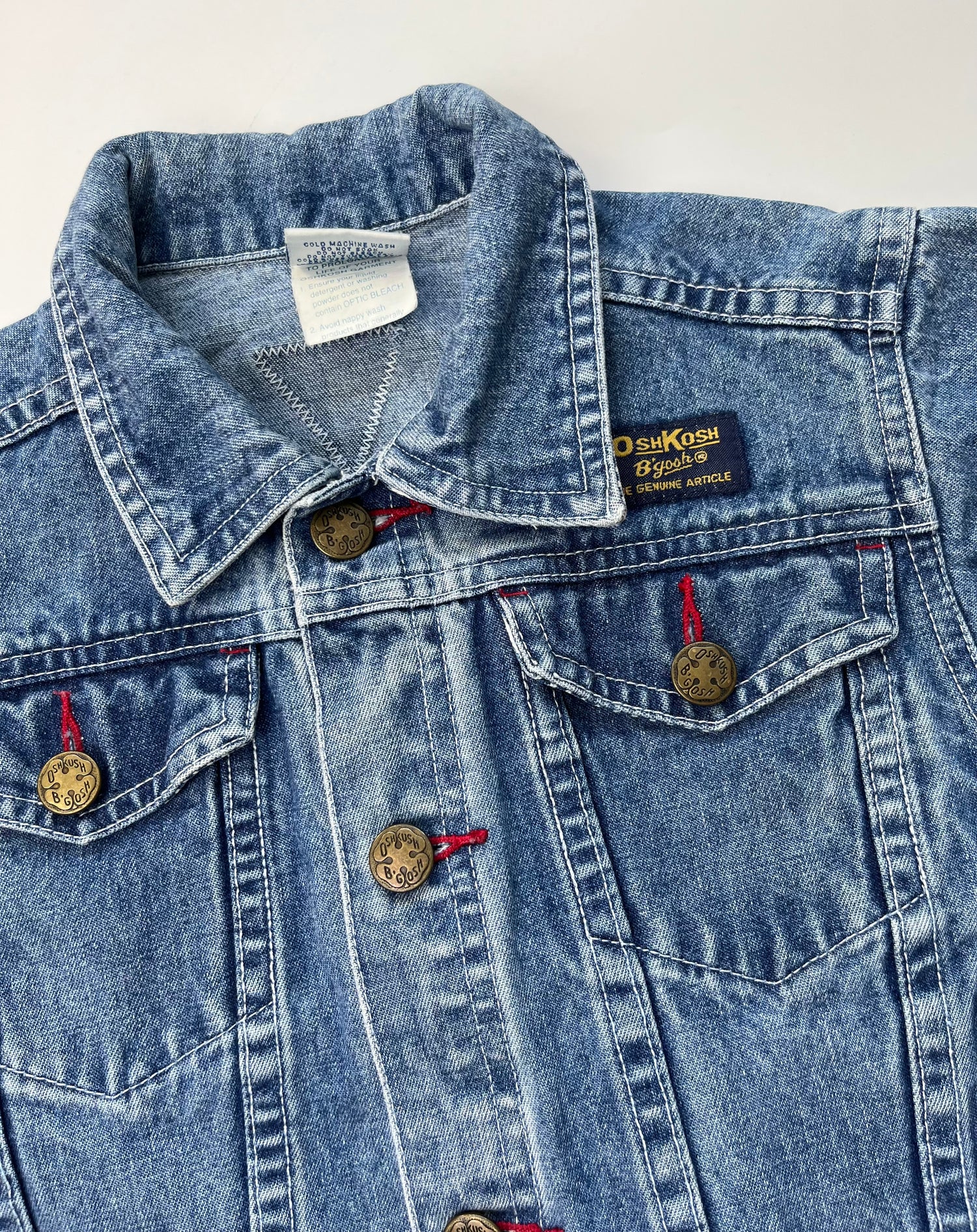 Vintage OshKosh Denim Jacket ~ 2 Years