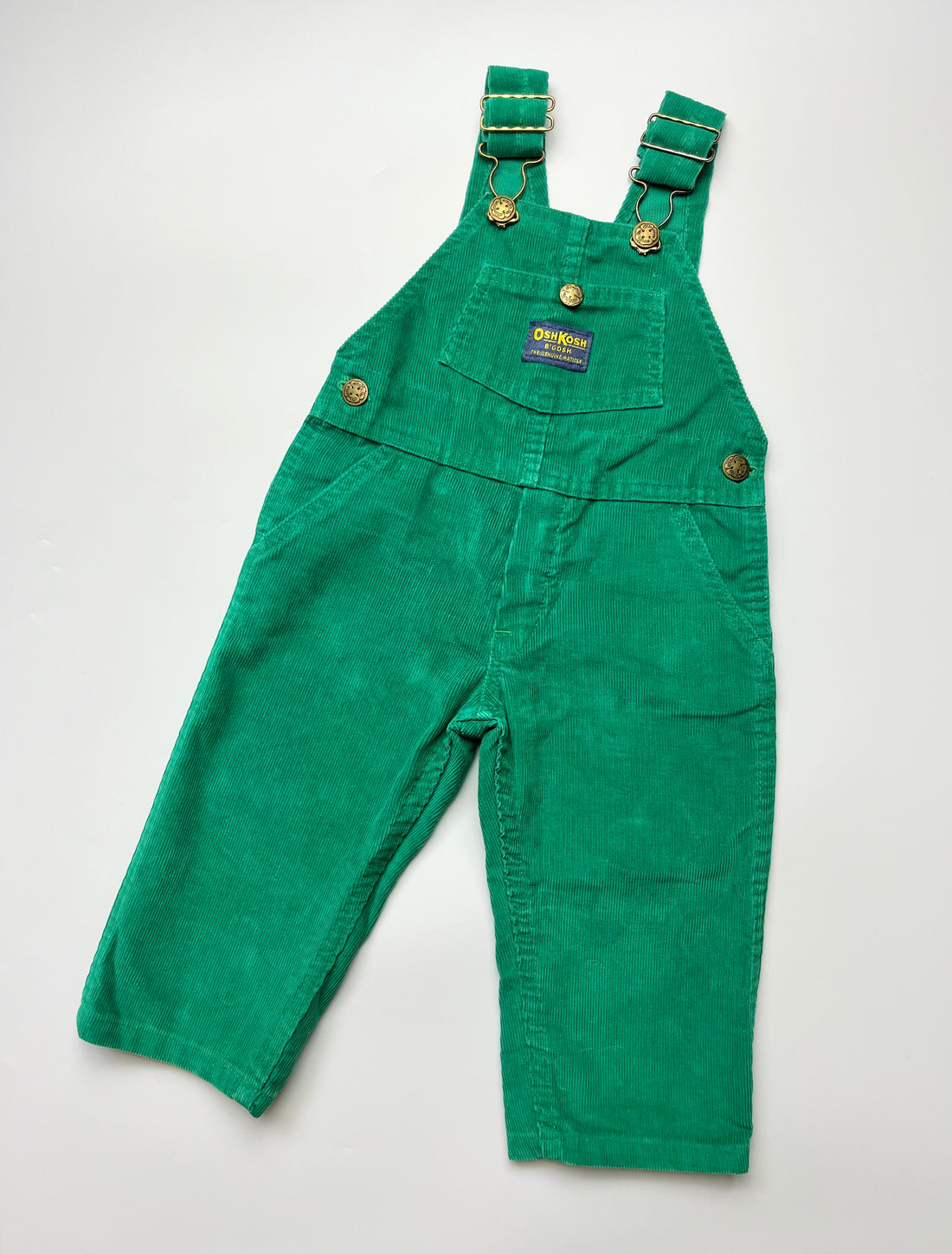 Lush Vintage OshKosh Green Cord Dungarees ~ 18 months