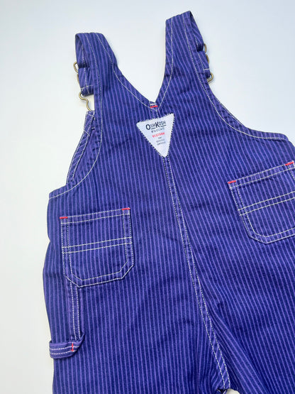 Vintage OshKosh Purple Overdyed Dungarees ~ 12-18 Months