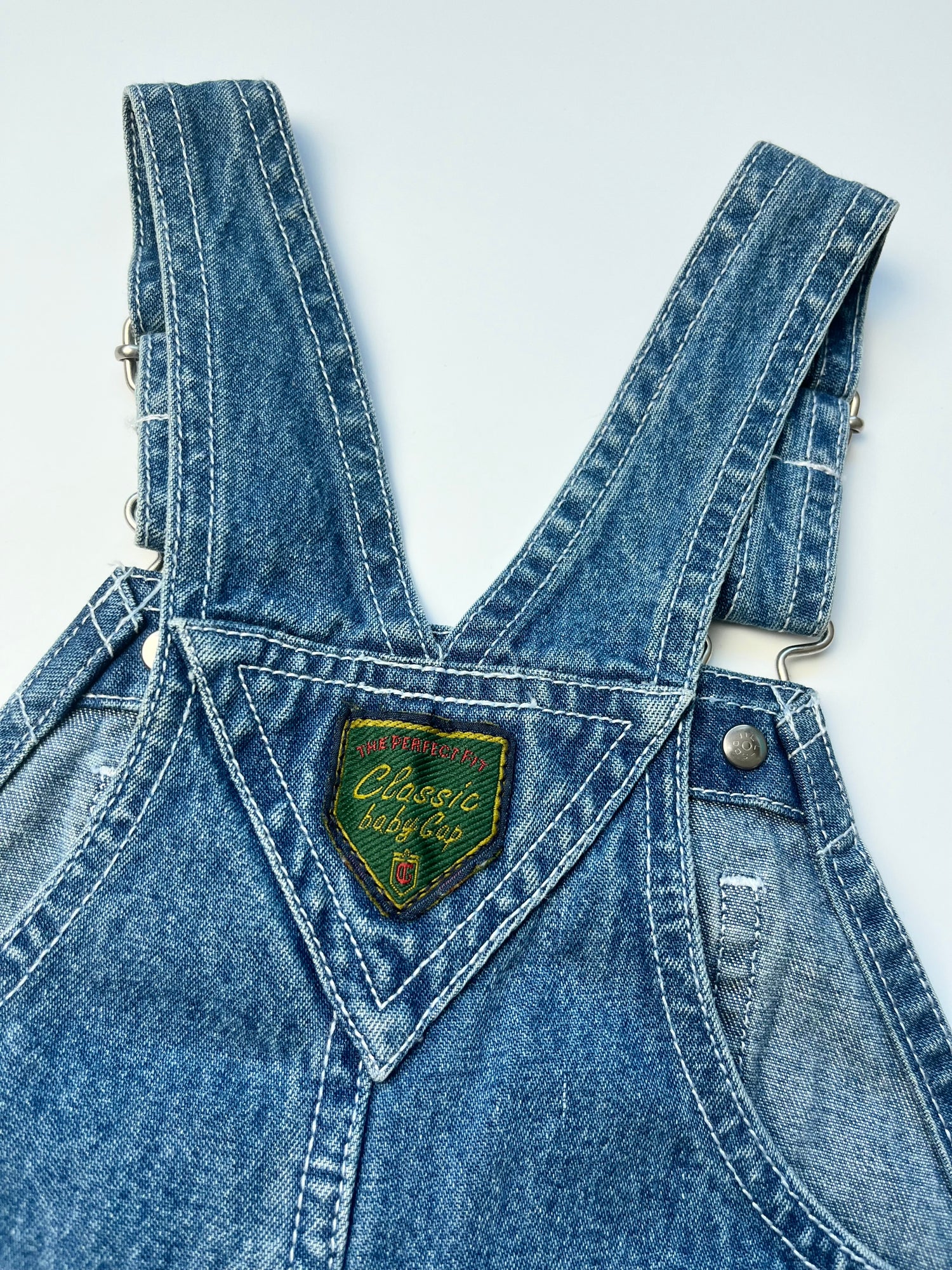Vintage Gap Mid Blue Denim Dungarees ~ 18-24 Months ~ New With Tags