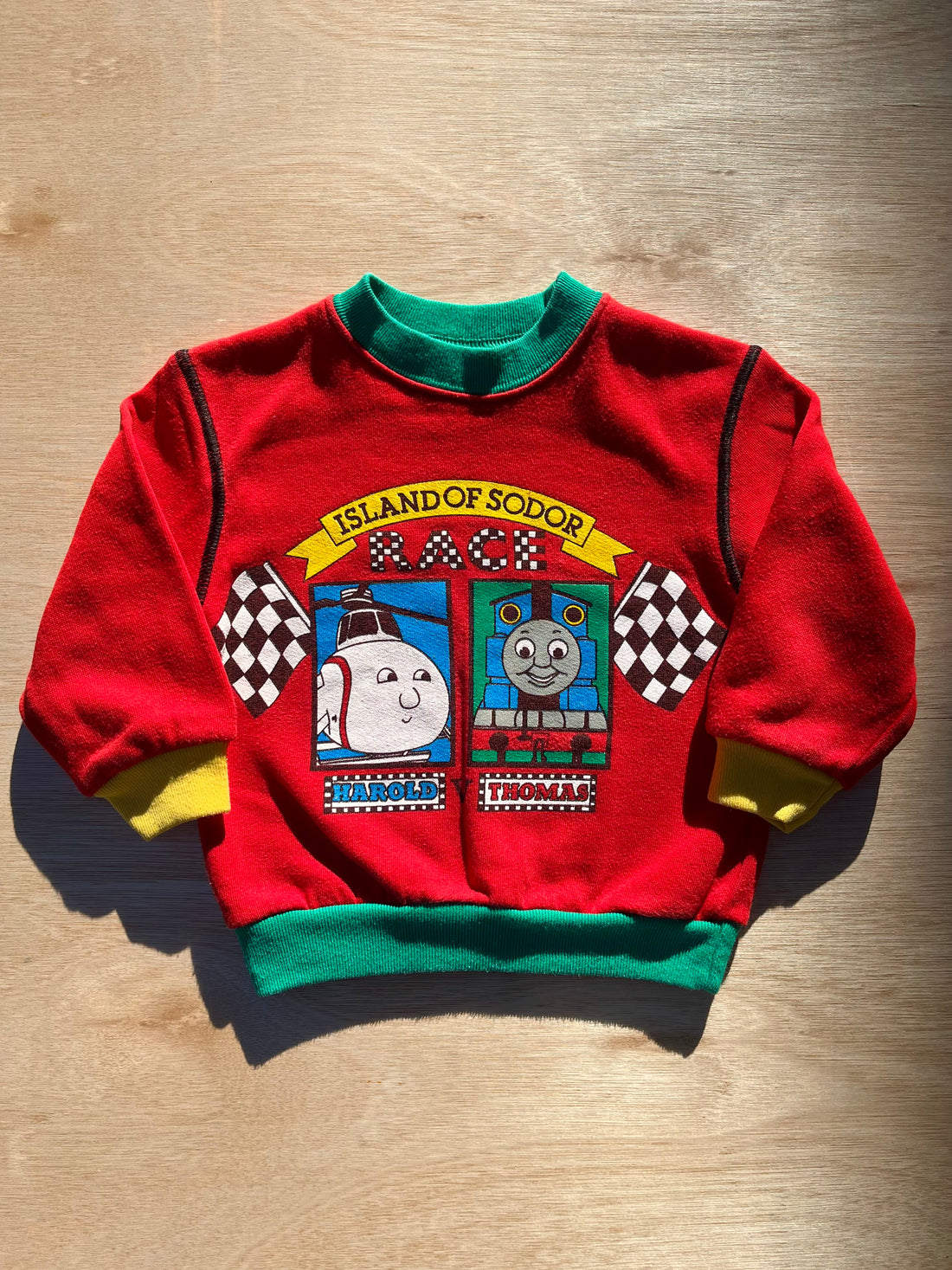 Vintage Thomas The Tank Engine Red Sweatshirt ~ 12 Months