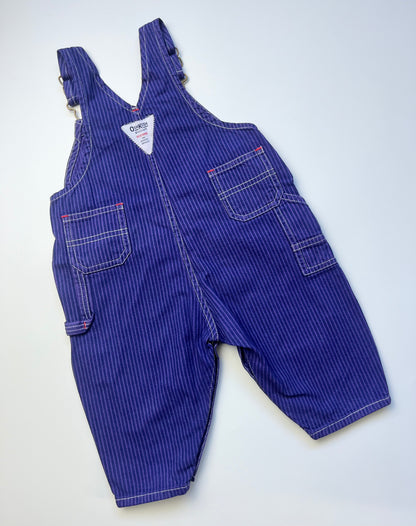 Vintage OshKosh Purple Overdyed Dungarees ~ 12-18 Months