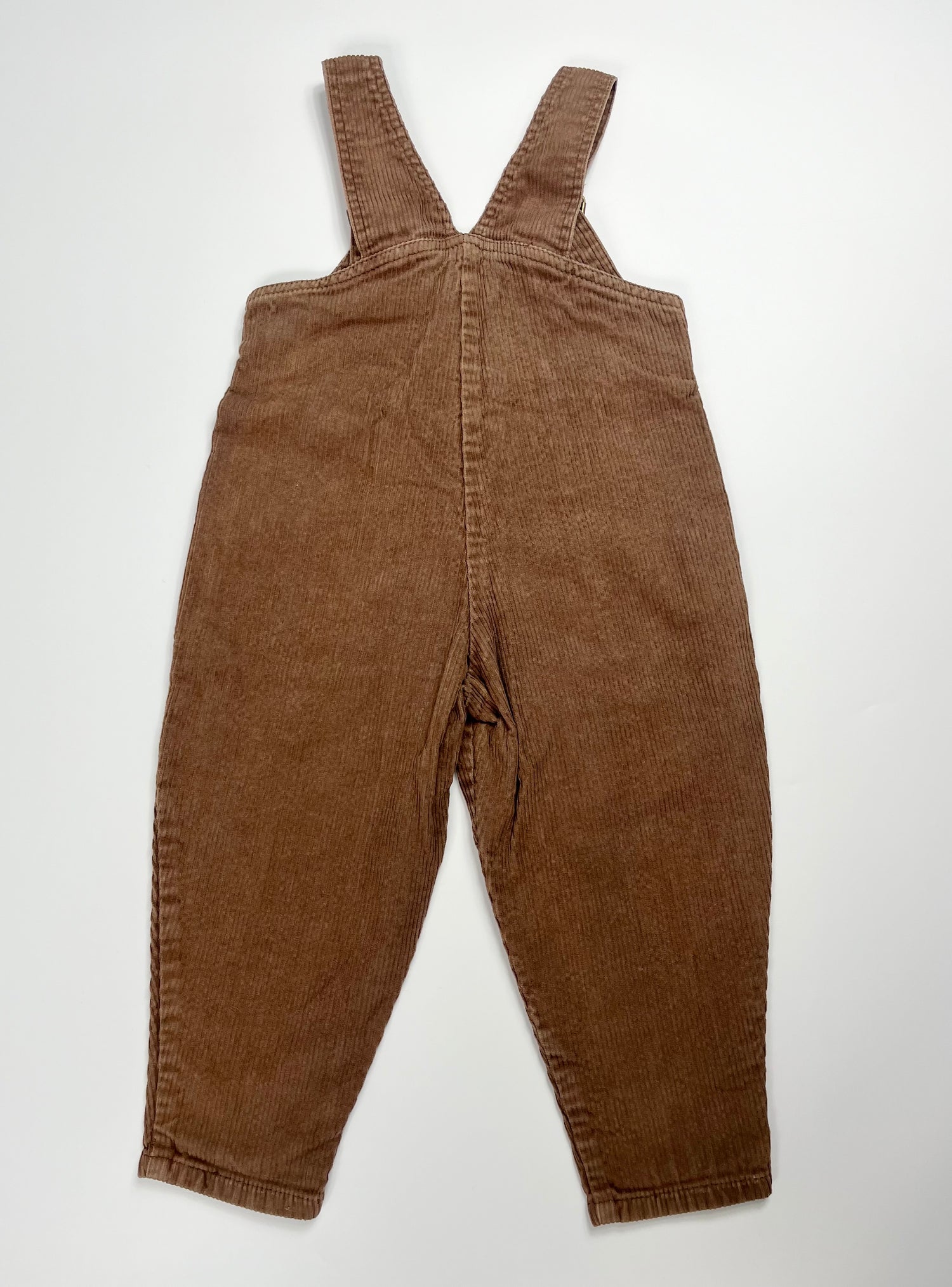 Gorgeous Vintage Brown Cord Dungarees ~ 1-2 Years