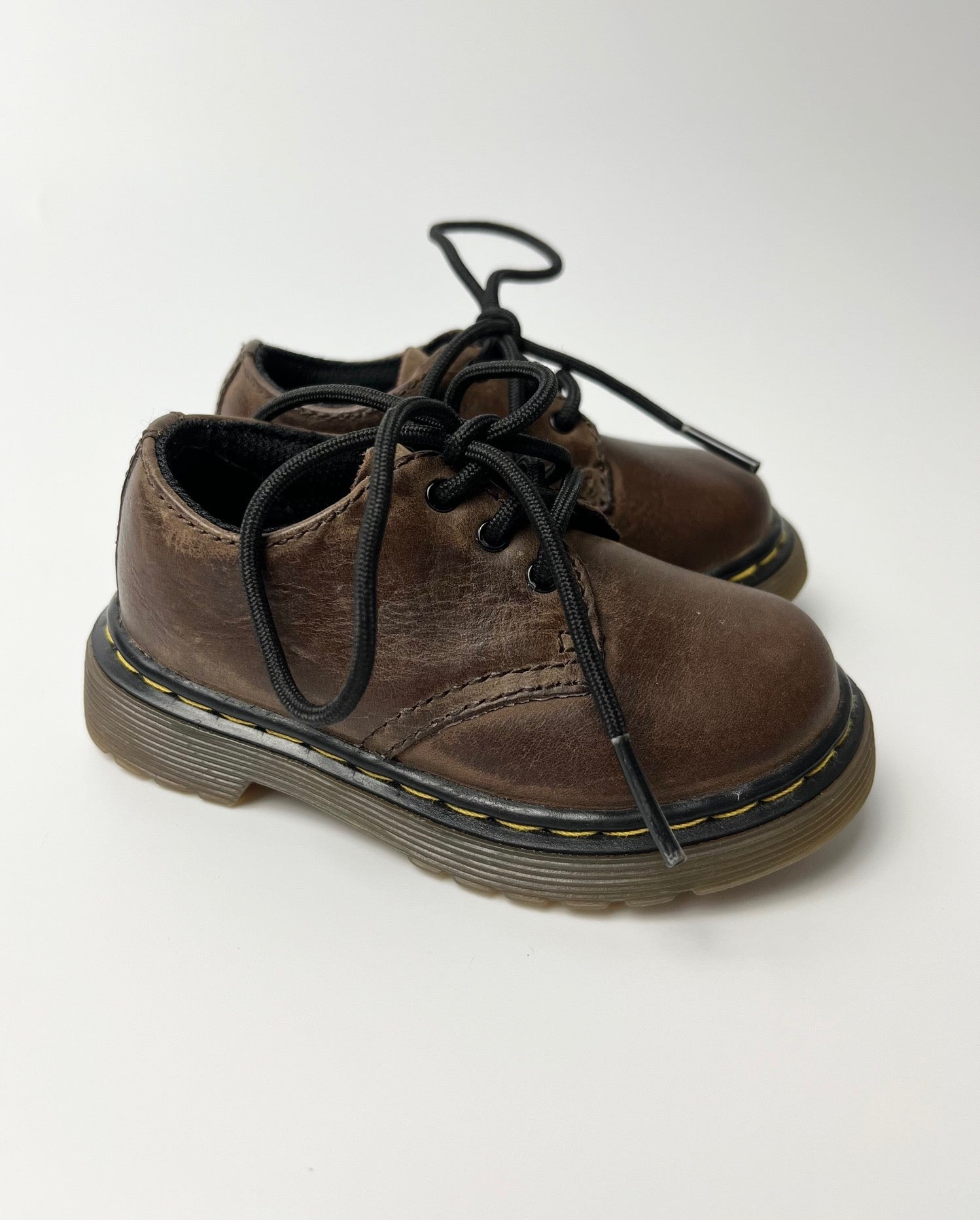 Dr. Martens Brown Leather Lace-Up Shoes ~ Infant Size 4