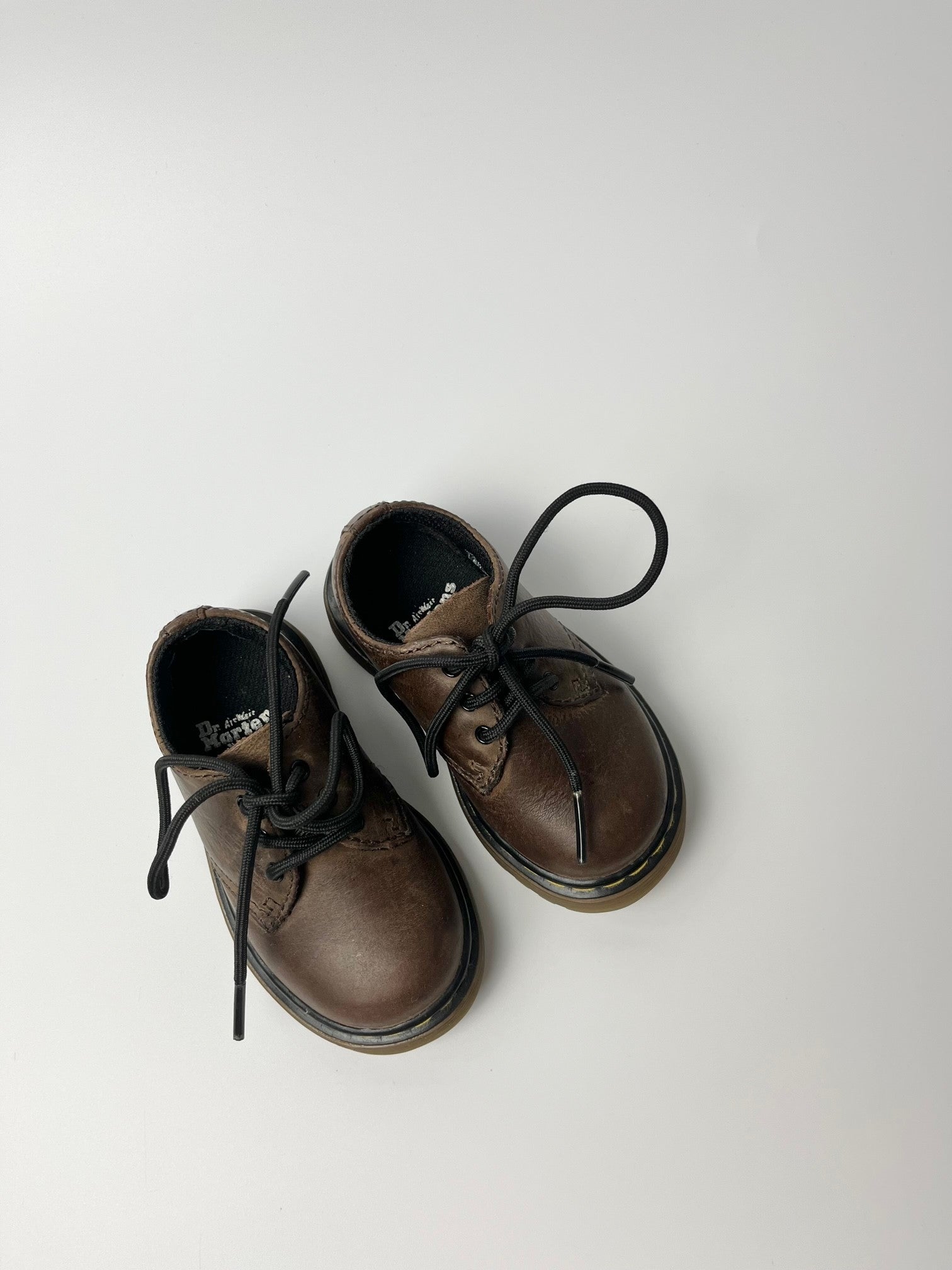 Dr. Martens Brown Leather Lace-Up Shoes ~ Infant Size 4