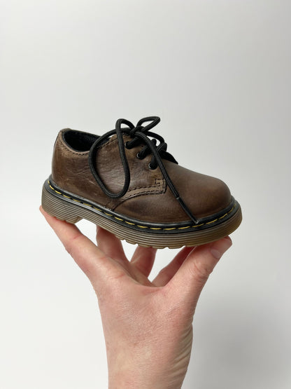 Dr. Martens Brown Leather Lace-Up Shoes ~ Infant Size 4