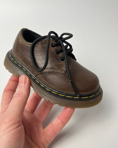 Dr. Martens Brown Leather Lace-Up Shoes ~ Infant Size 4