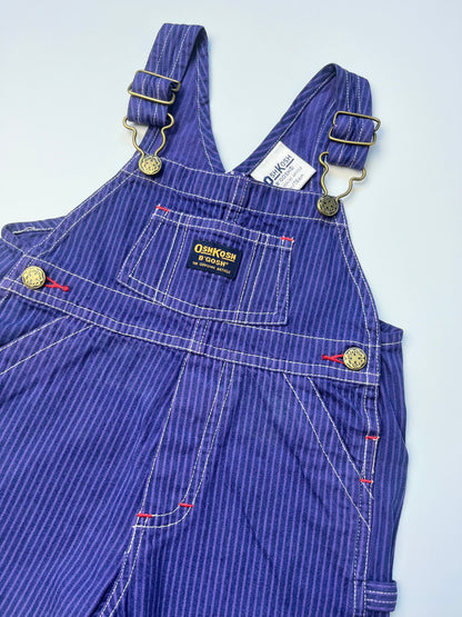 Vintage OshKosh Purple Overdyed Dungarees ~ 12-18 Months