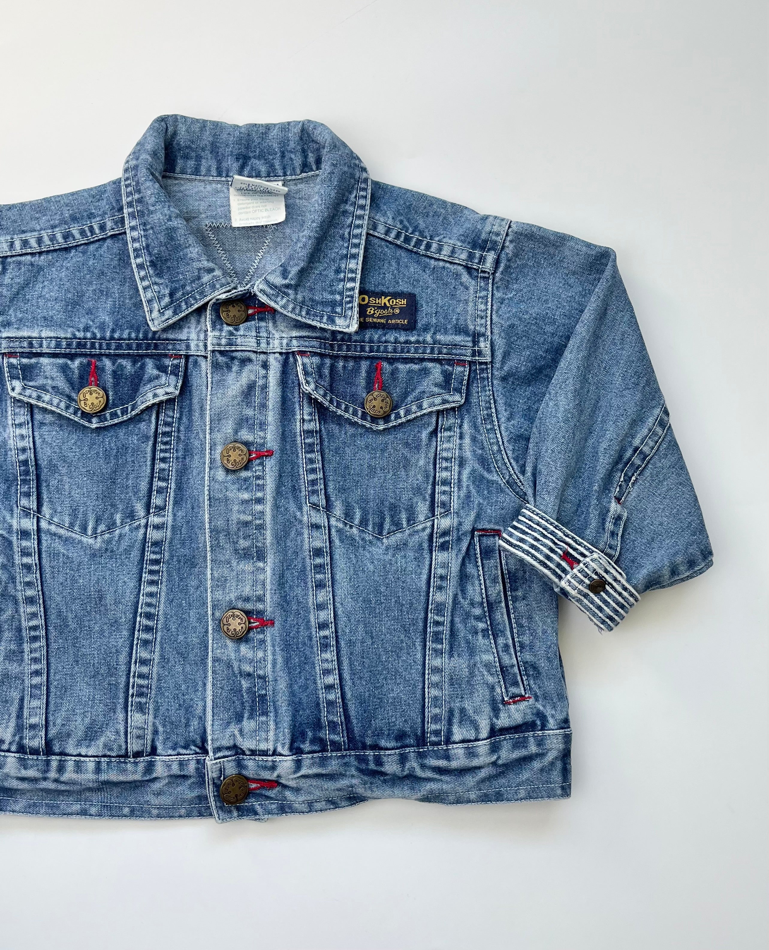 Vintage OshKosh Denim Jacket ~ 2 Years