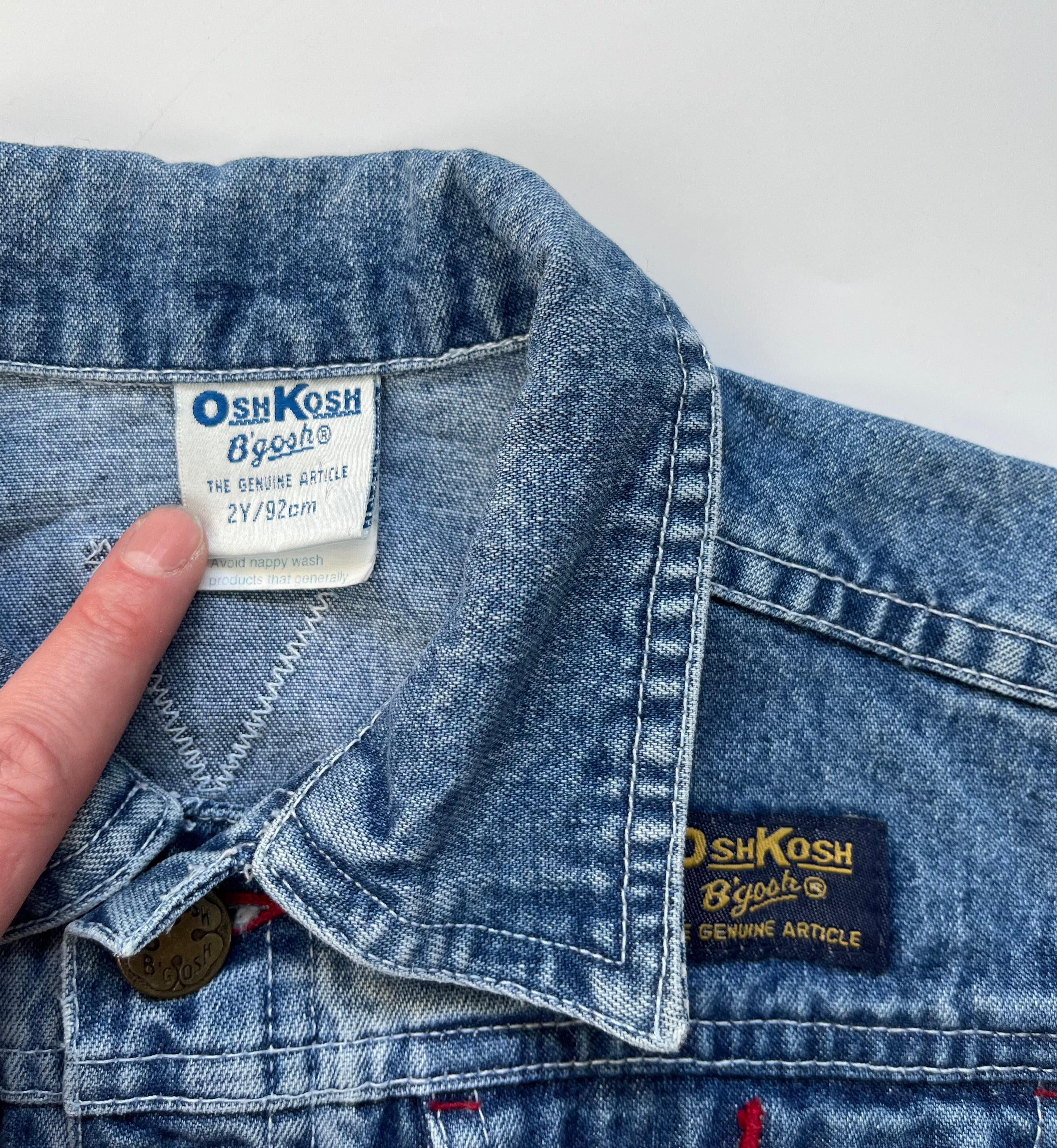 Vintage OshKosh Denim Jacket ~ 2 Years
