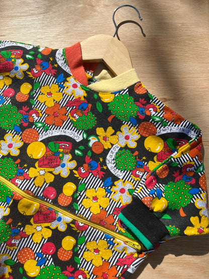 Epic Vintage Patterned Jersey Jumpsuit ~ 3-6 Months