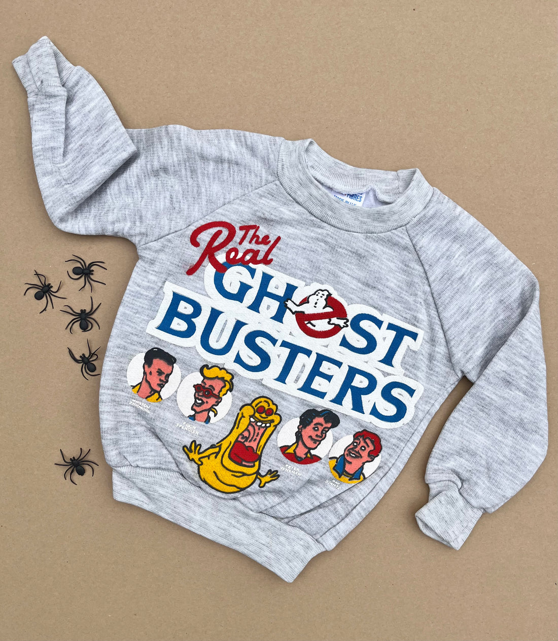 Original Vintage ‘The Real Ghostbusters’ Grey Sweatshirt ~ 18-24 Months