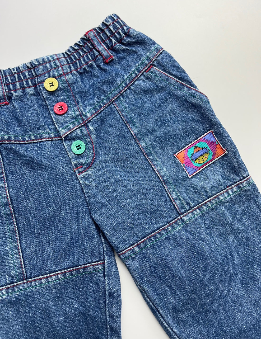 Vintage C&amp;A Mid-Blue Denim Jeans ~ 9-12 Months