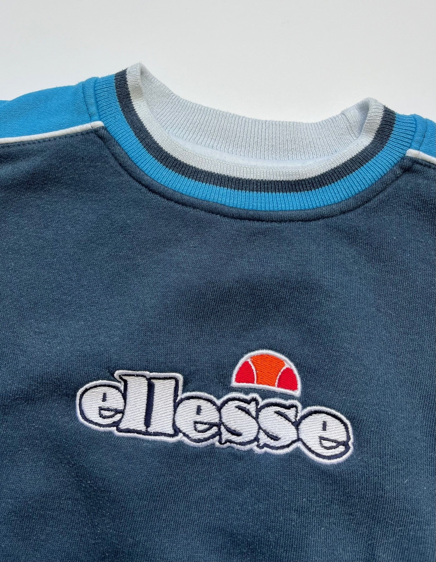 Vintage Ellesse Navy &amp; Blue Sweatshirt ~ 2-3 Years