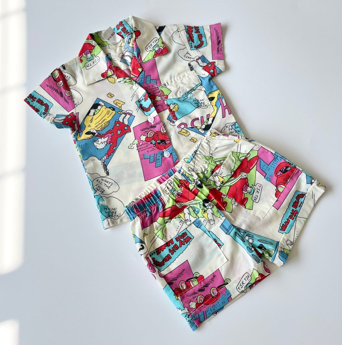 Vintage Comic Book Print Co-Ord ~ 6-9 Months